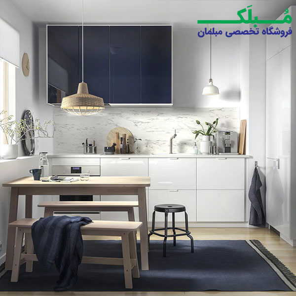 آشپزخانه براق برای فضاهای کوچک
