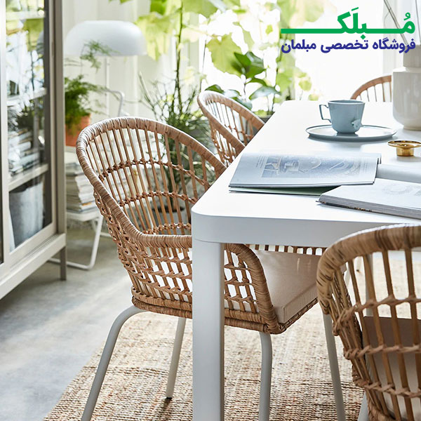 صندلی ناهارخوری بامبو ایکیا مدل NILSOVE